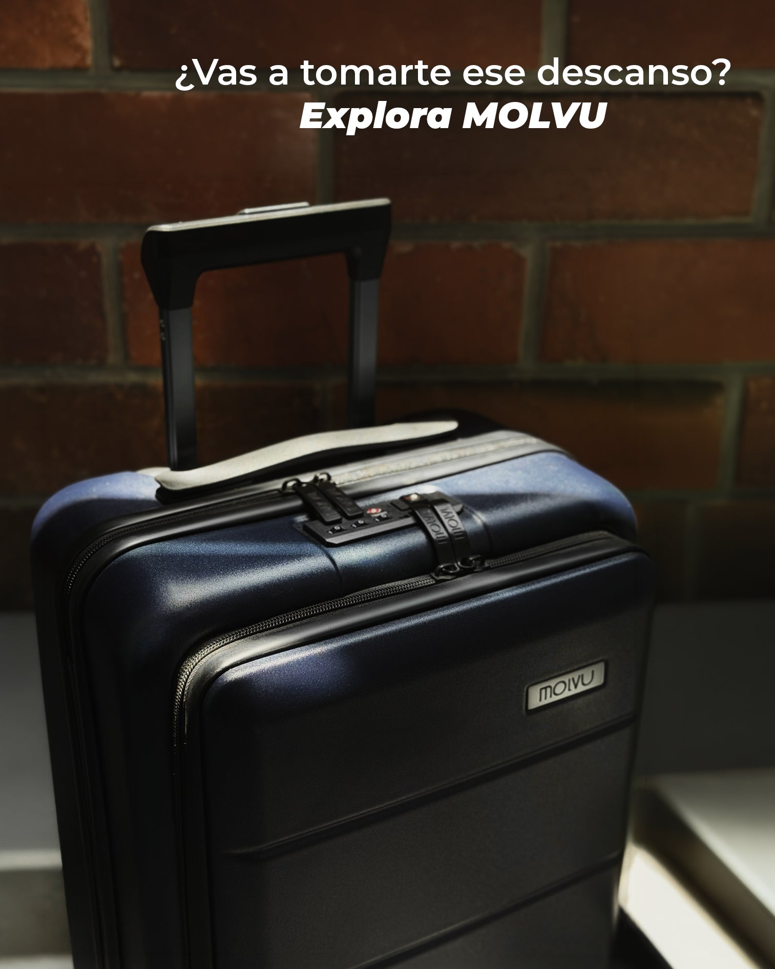 Maleta Viaje 2 (carry on) azul