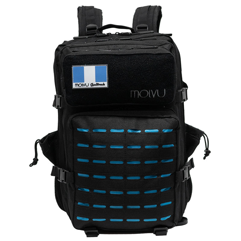 Mochila Roca Negro Azul