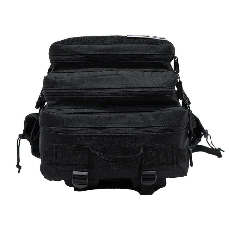 Mochila Roca Negro Azul