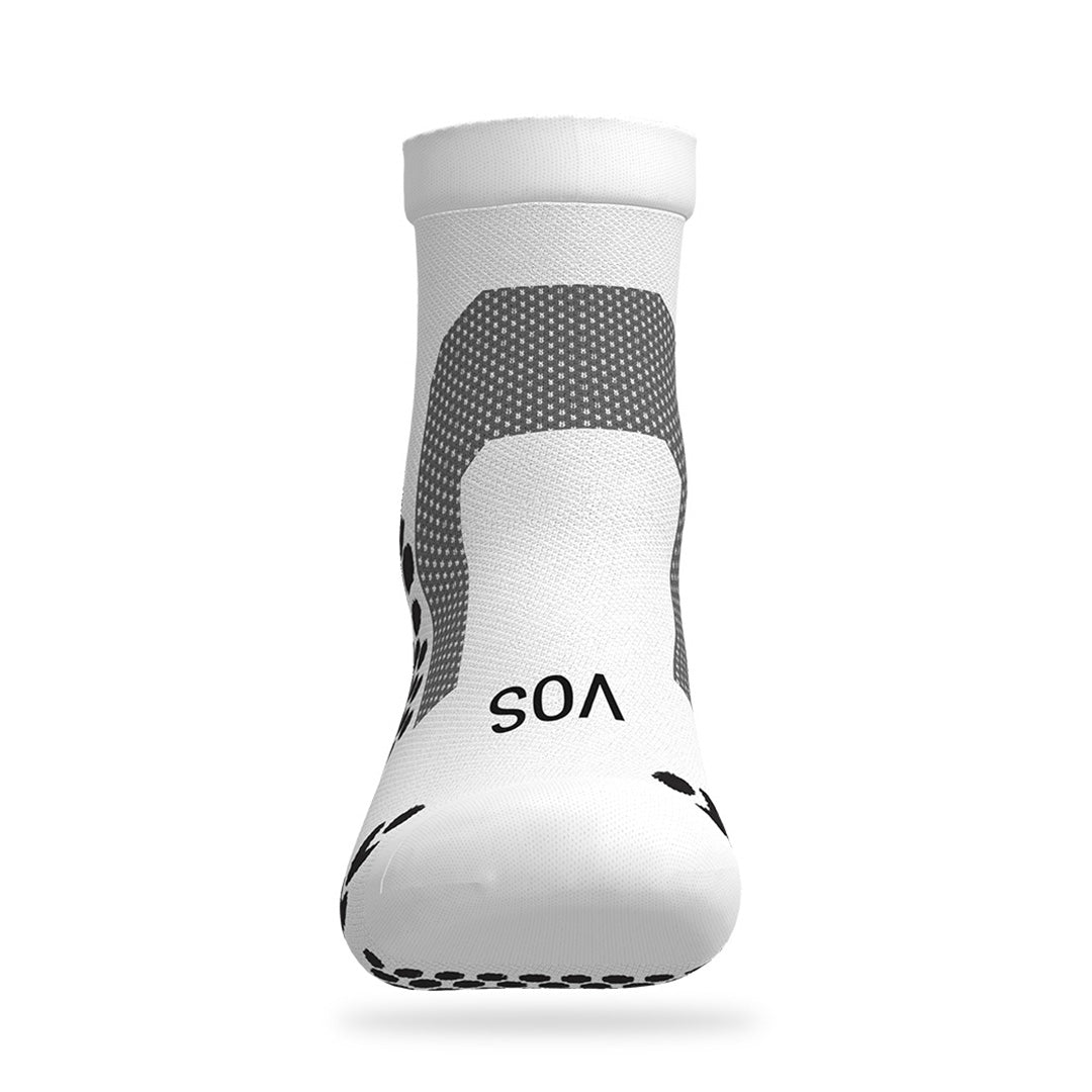 Calcetines Pata de Chucho Carrera - Talla L (blancos) | Edición Vos Podés