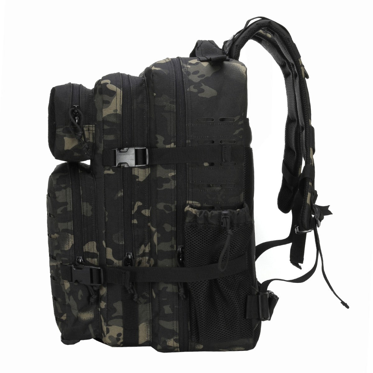 Mochila Roca Negro Camo