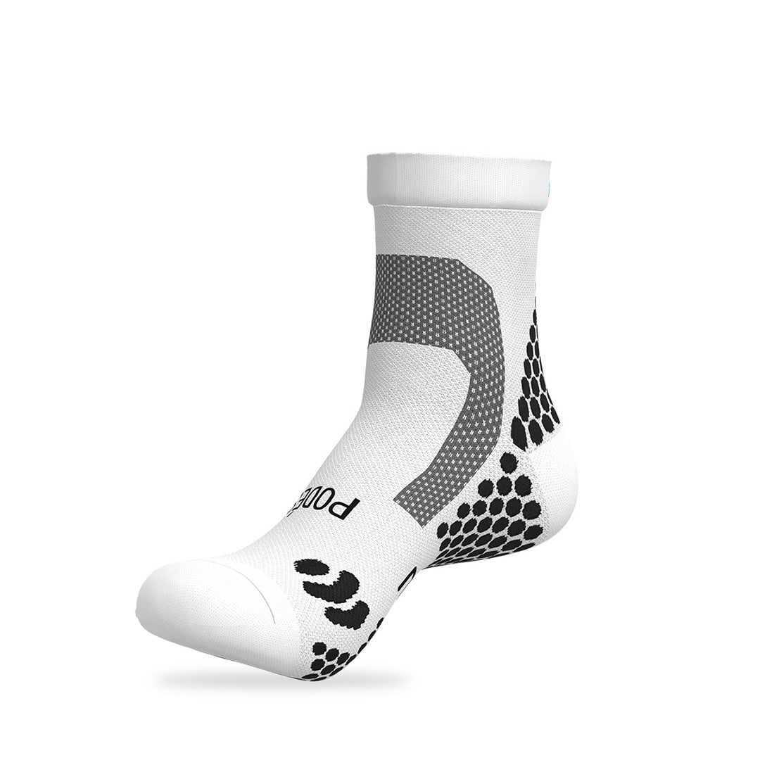 Calcetines Pata de Chucho Carrera - Talla S (blancos) | Edición Vos Podés