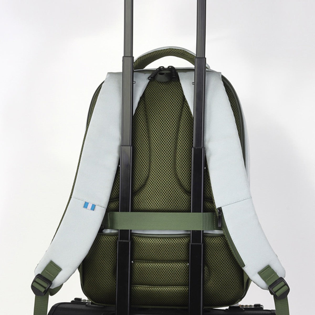 Mochila U2 Verde con Celeste