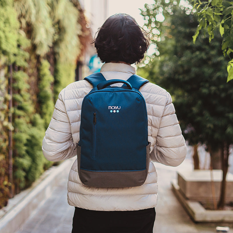 Mochila U4 Azul Gris