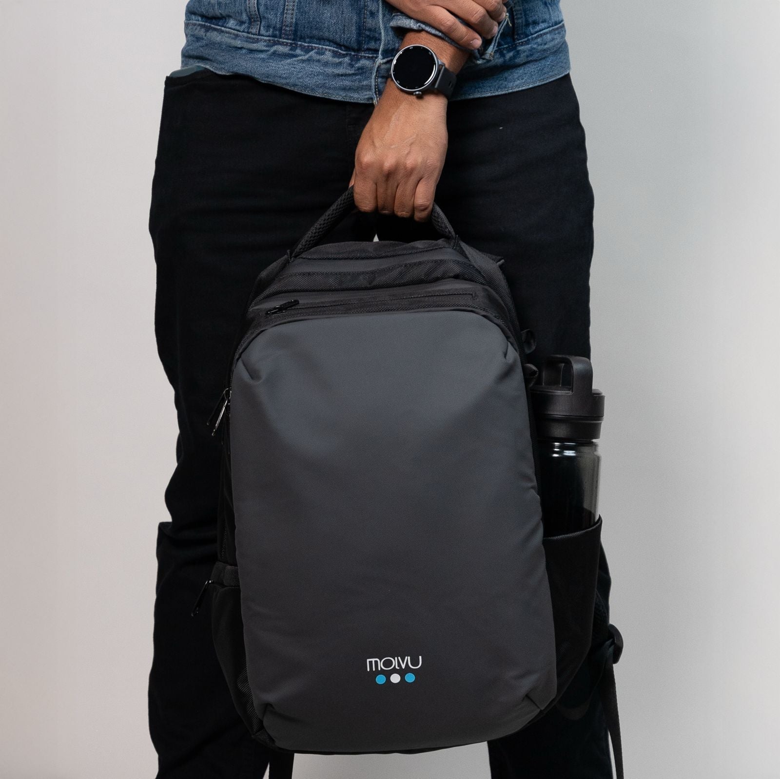 Mochila Zacualpa 15 Gris Oscuro