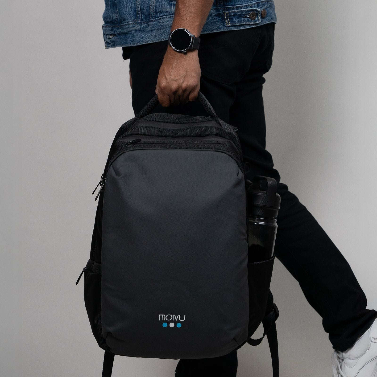 Mochila Zacualpa 15 Gris Oscuro