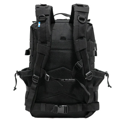 Mochila Roca Negro Azul