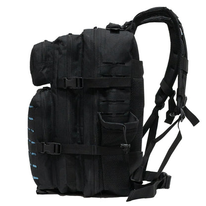 Mochila Roca Negro Azul