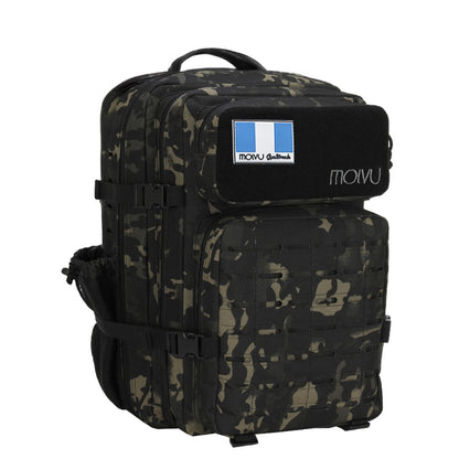 Mochila Roca Negro Camo