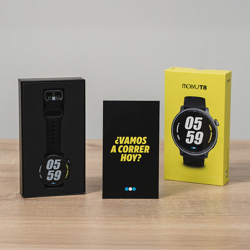 Reloj inteligente T8 negro