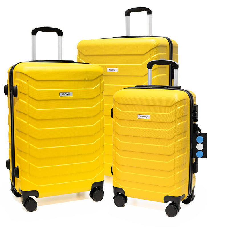 Maletas Viaje SET 3 amarillas