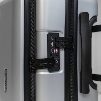 Maleta Viaje 2 (carry on) plateada