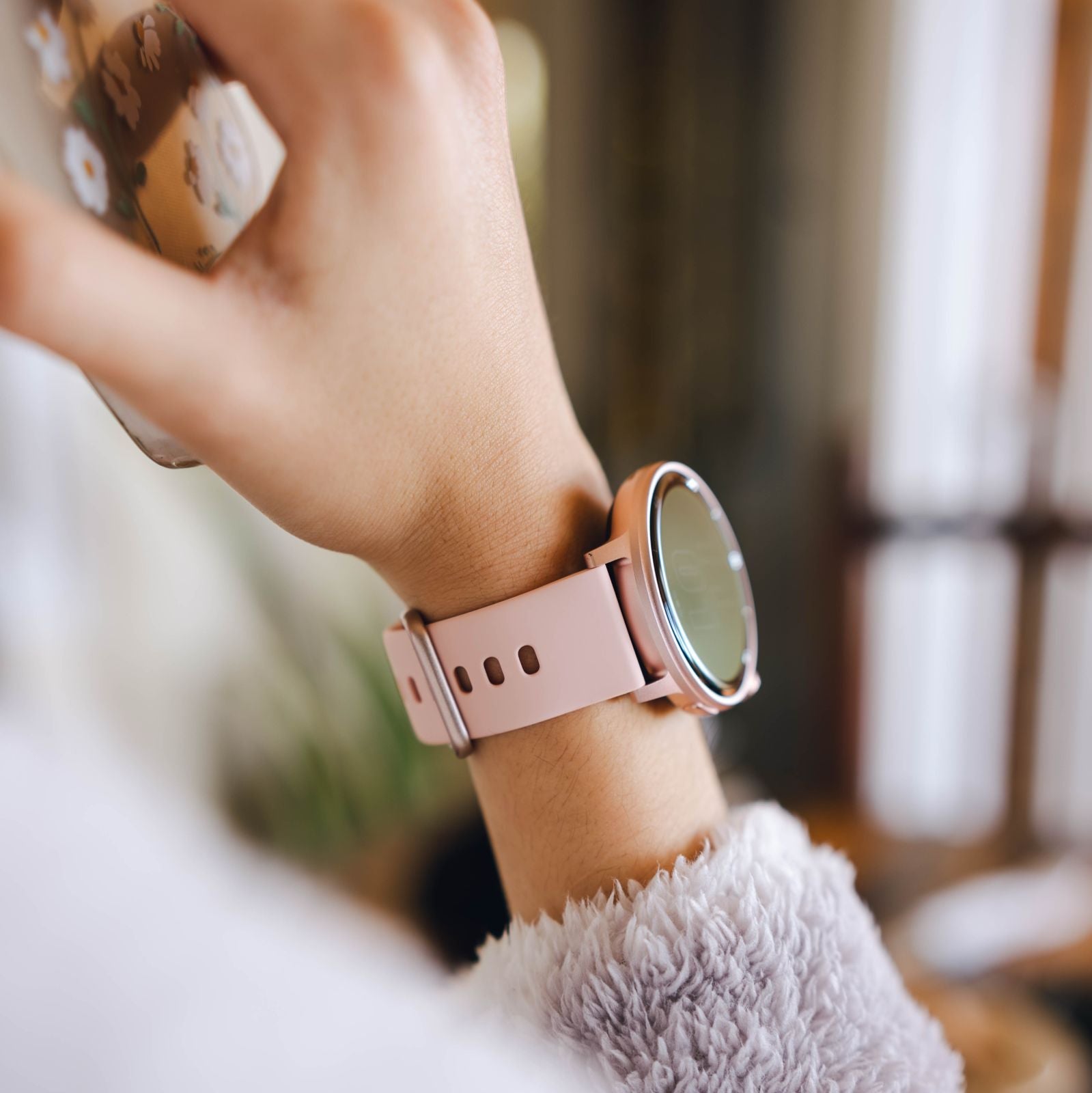 Reloj inteligente T8 rosa