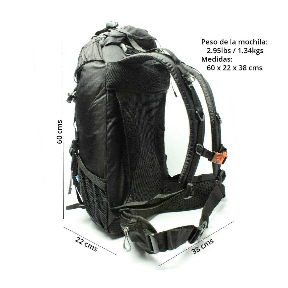 Mochila Chompipe 50 Negra